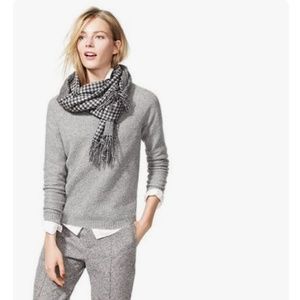 J. Crew Gray 100% Cotton Crewneck Sweater